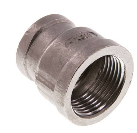 Rp 1'' x Rp 3/4'' RVS Ronde Sok 16 Bar