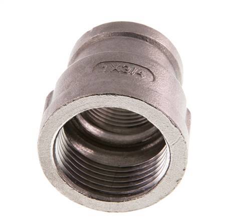 Rp 1'' x Rp 3/4'' RVS Ronde Sok 16 Bar