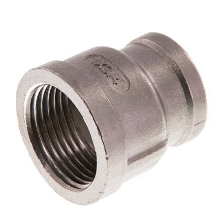 Rp 1'' x Rp 3/4'' RVS Ronde Sok 16 Bar