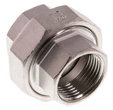 Rp 1'' RVS Borstnippel 3-delig met Conische afdichting 16 Bar