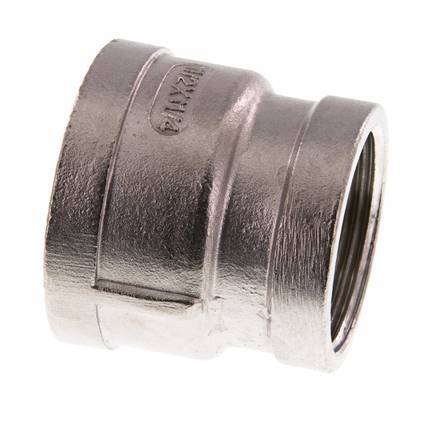 Rp 1 1/2'' x Rp 1 1/4'' Stainless steel Round Socket 16 Bar