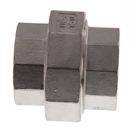 1 1/4'' NPT RVS Borstnippel 3-delig met Conische afdichting 16 Bar
