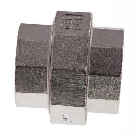 1 1/4'' NPT RVS Borstnippel 3-delig met Conische afdichting 16 Bar