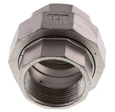 1 1/4'' NPT RVS Borstnippel 3-delig met Conische afdichting 16 Bar