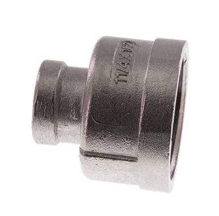 Rp 1 1/4'' x Rp 1/2'' Stainless steel Round Socket 16 Bar