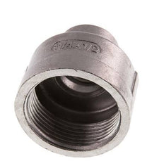 Rp 1 1/4'' x Rp 1/2'' RVS Ronde Sok 16 Bar