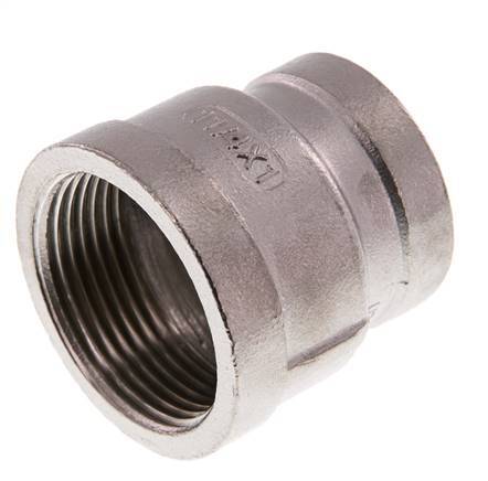 Rp 1 1/4'' x Rp 1'' RVS Ronde Sok 16 Bar