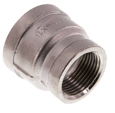 Rp 1 1/4'' x Rp 1'' RVS Ronde Sok 16 Bar