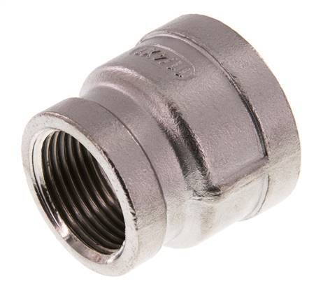 Rp 1 1/4'' x Rp 1'' RVS Ronde Sok 16 Bar