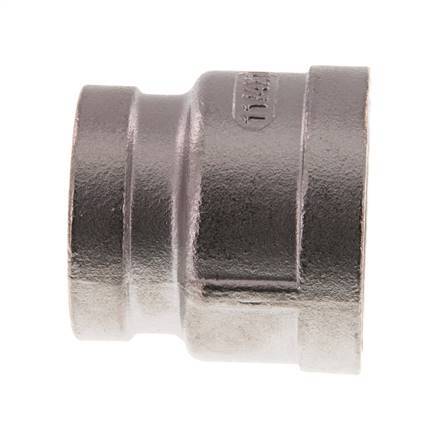 Rp 1 1/4'' x Rp 1'' RVS Ronde Sok 16 Bar