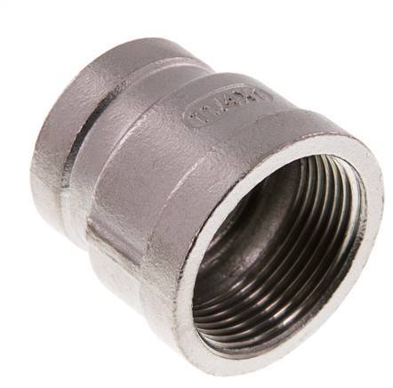 Rp 1 1/4'' x Rp 1'' RVS Ronde Sok 16 Bar