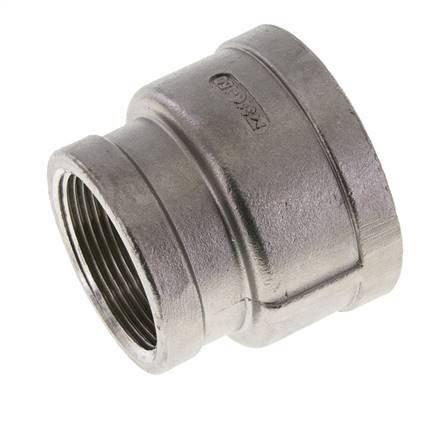 2'' NPT x 1 1/2'' NPT Stainless steel Round Socket 16 Bar