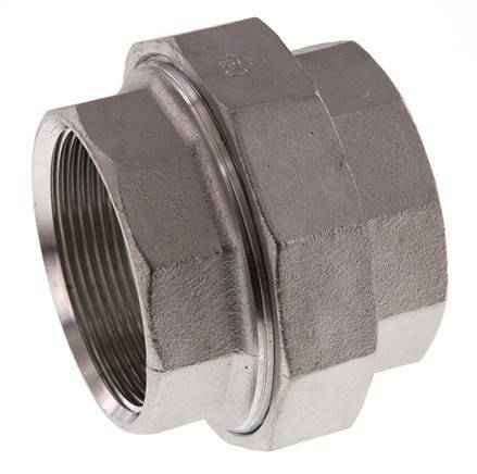 2'' NPT RVS Borstnippel 3-delig met Conische afdichting 16 Bar