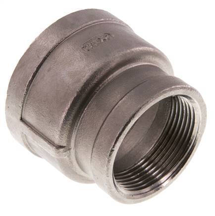 Rp 2'' x Rp 1 1/2'' RVS Ronde Sok 16 Bar