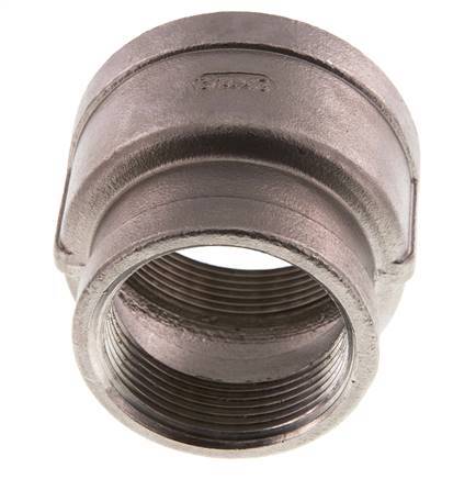 Rp 2'' x Rp 1 1/2'' RVS Ronde Sok 16 Bar