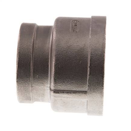 Rp 2'' x Rp 1 1/2'' RVS Ronde Sok 16 Bar