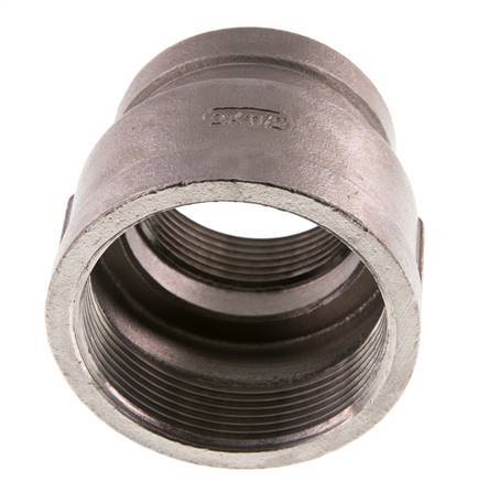 Rp 2'' x Rp 1 1/2'' RVS Ronde Sok 16 Bar