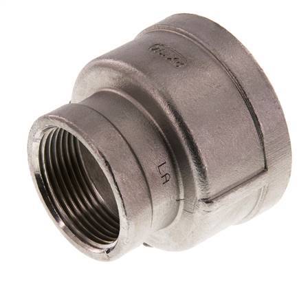 Rp 2'' x Rp 1 1/4'' RVS Ronde Sok 16 Bar