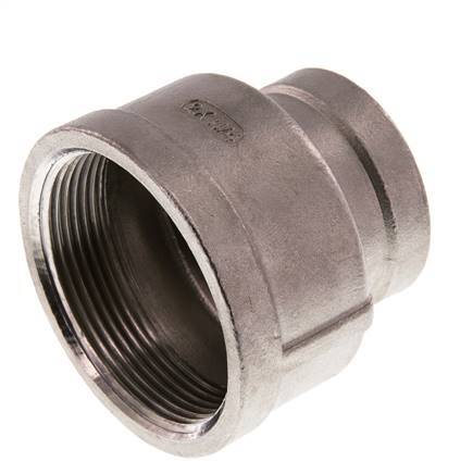 Rp 2'' x Rp 1 1/4'' RVS Ronde Sok 16 Bar