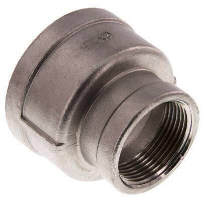 Rp 2'' x Rp 1 1/4'' RVS Ronde Sok 16 Bar