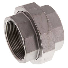 Rp 2'' Stainless steel Double Nipple 3-pieces with Conically sealing 16 Bar