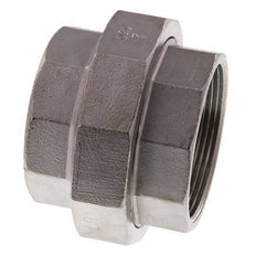 Rp 2'' Stainless steel Double Nipple 3-pieces with Conically sealing 16 Bar