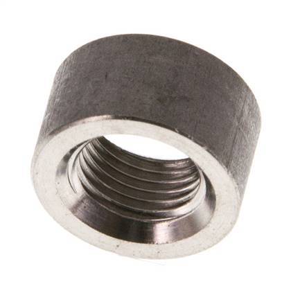 Rp 1/8'' x 14mm Stainless steel Welding Socket 40 Bar DIN 2986 - 8mm [2 Pieces]