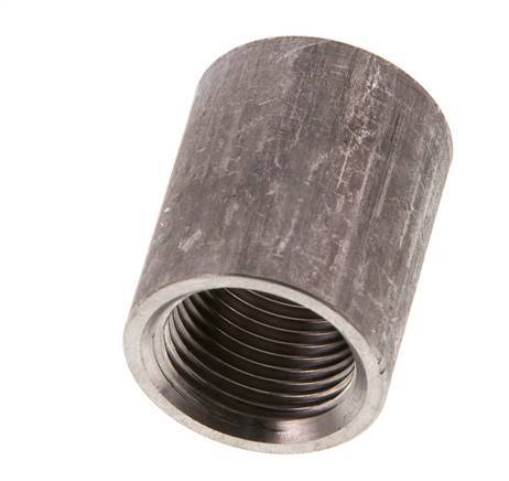 Rp 3/8'' x 21.3mm RVS Las uiteinde 40 Bar DIN 2986 - 26mm