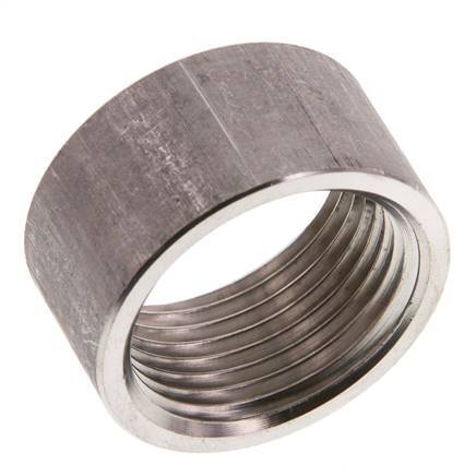 Rp 1'' x 39.5mm RVS Las uiteinde 40 Bar DIN 2986 - 20mm