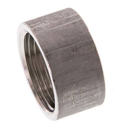 Rp 1'' x 39.5mm RVS Las uiteinde 40 Bar DIN 2986 - 20mm