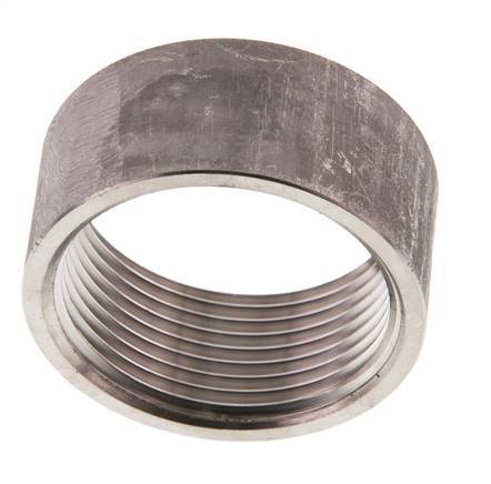 Rp 1 1/4'' x 48.3mm RVS Las uiteinde 40 Bar DIN 2986 - 22mm