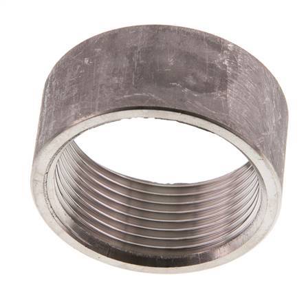 Rp 1 1/4'' x 48.3mm RVS Las uiteinde 40 Bar DIN 2986 - 22mm