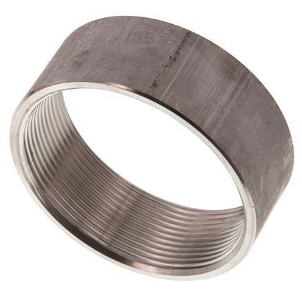 Rp 2 1/2'' x 82mm RVS Las uiteinde 40 Bar DIN 2986 - 30mm