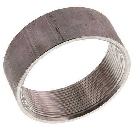 Rp 2 1/2'' x 82mm RVS Las uiteinde 40 Bar DIN 2986 - 30mm