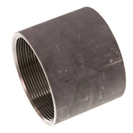 Rp 2 1/2'' x 82mm RVS Las uiteinde 40 Bar DIN 2986 - 65mm