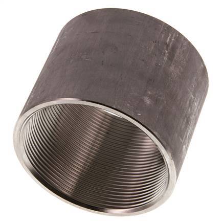 Rp 2 1/2'' x 82mm RVS Las uiteinde 40 Bar DIN 2986 - 65mm