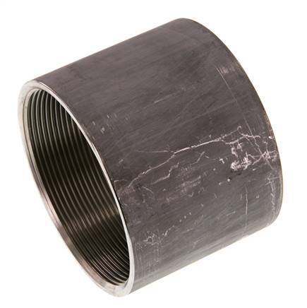 Rp 3'' x 95mm RVS Las uiteinde 40 Bar DIN 2986 - 71mm