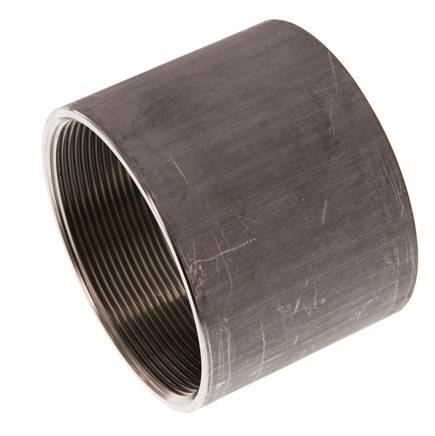 Rp 3'' x 95mm RVS Las uiteinde 40 Bar DIN 2986 - 71mm