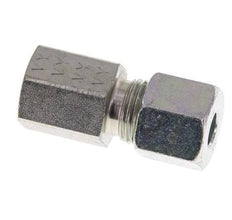 G 1/4'' x 8S Verzinkt Stalen Rechte Snijring Koppeling 630 Bar DIN 2353