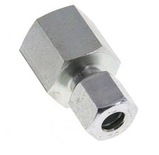 G 3/8'' x 8L Verzinkt Stalen Rechte Snijring Koppeling 315 Bar DIN 2353