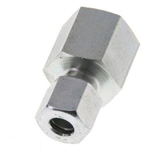 G 3/8'' x 8L Verzinkt Stalen Rechte Snijring Koppeling 315 Bar DIN 2353