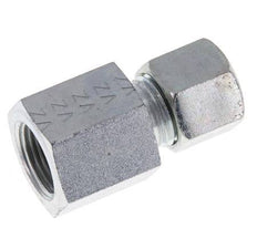 G 3/8'' x 10L Verzinkt Stalen Rechte Snijring Koppeling 315 Bar DIN 2353