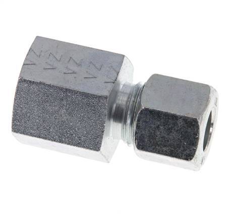 G 3/8'' x 10L Verzinkt Stalen Rechte Snijring Koppeling 315 Bar DIN 2353
