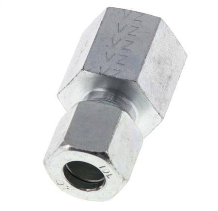 G 3/8'' x 10L Verzinkt Stalen Rechte Snijring Koppeling 315 Bar DIN 2353