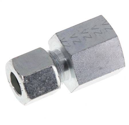 G 3/8'' x 10L Verzinkt Stalen Rechte Snijring Koppeling 315 Bar DIN 2353
