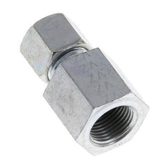 G 3/8'' x 10L Verzinkt Stalen Rechte Snijring Koppeling 315 Bar DIN 2353