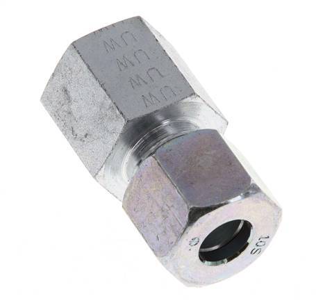 G 3/8'' x 10S Verzinkt Stalen Rechte Snijring Koppeling 630 Bar DIN 2353