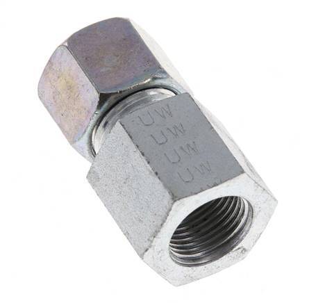 G 3/8'' x 10S Verzinkt Stalen Rechte Snijring Koppeling 630 Bar DIN 2353