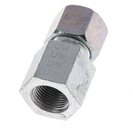 G 3/8'' x 10S Verzinkt Stalen Rechte Snijring Koppeling 630 Bar DIN 2353