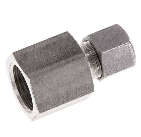 G 1/2'' x 10L Stainless steel Straight Cutting Ring 315 Bar DIN 2353